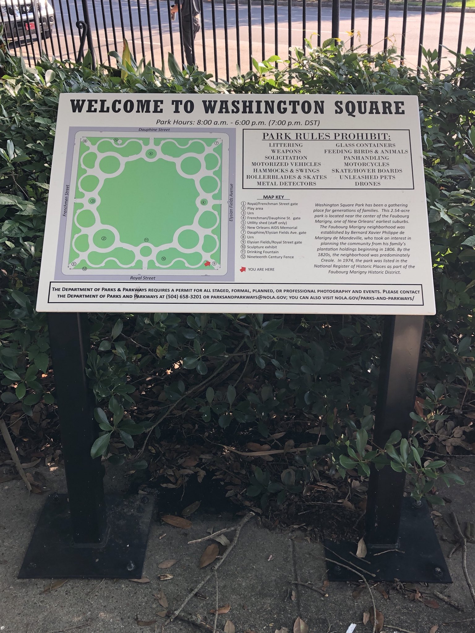 Part of Washington Square closed for utility work