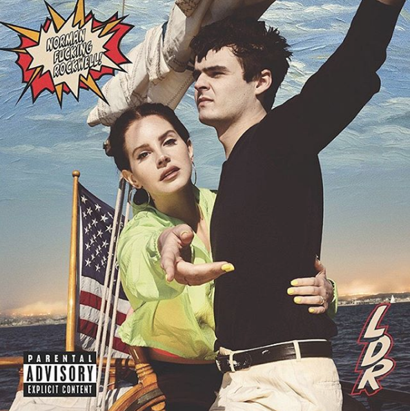 Dazed's tweet photo. @LanaDelRey SO, here’s what we know about the Lana Del Rey (@lanadelrey) Norman Fucking Rockwell album – on the cover she’s joined by #DukeNicholson, known for his role in Jordan Peele’s US aaand who happens to be actor Jack Nicholson’s grandson. https://t.co/CdHURE18El