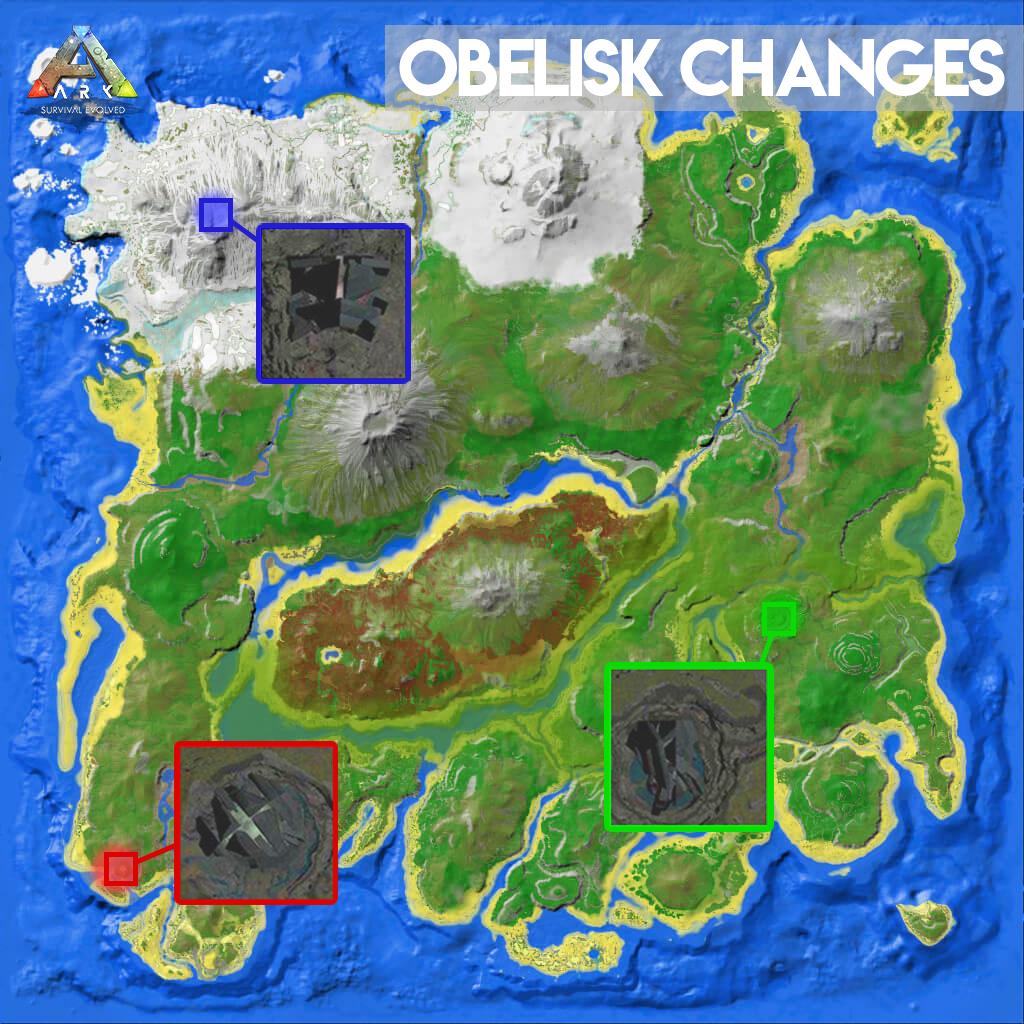 Ark Survival Evolved Mobile Our Next Update Expands The No Build Radius Around Obelisks On All Multiplayer Servers To Ensure Everyone Can Access Dungeons And Tribute Artifacts Find Out More Information