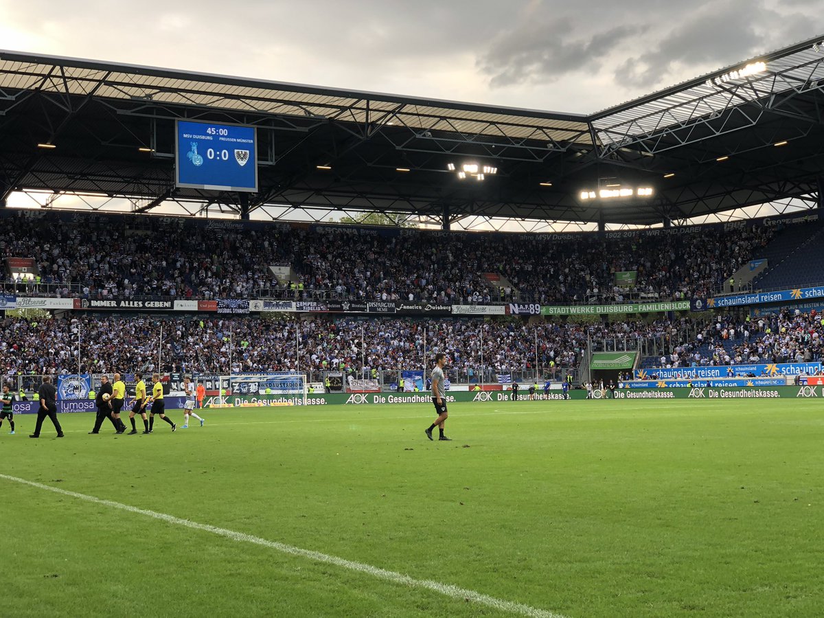 100ProzentSCP's tweet image. Mit einem 0:0 geht der @Preussen06 in die Pause. @MSVDuisburg mit mehr Chancen und feldüberlegen, aber der #scp06 hält dagegen. #msvscp