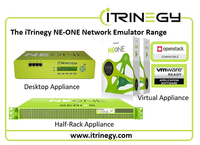 iTrinegy's tweet image. The NE-ONE Network Emulator range is available in Desktop, Rack-Mount and Virtual Appliance formats. Ask for an online demo today. ed.gr/bqy6y #wanemulation #wanemulator #networkemulator #networkemulation