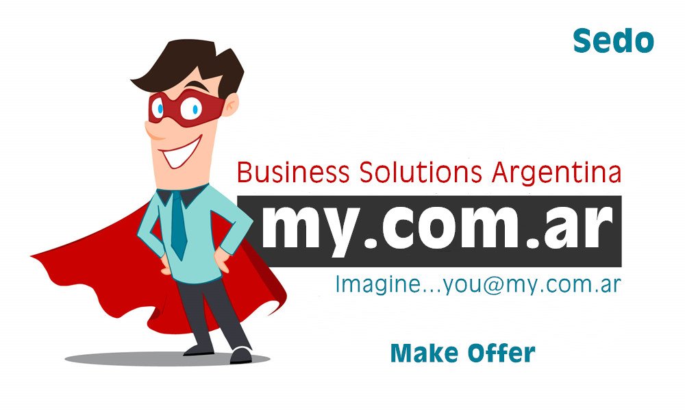 ChinySpace's tweet image. my.com.ar is available for purchase at Sedo.
Argentina is a South American country with more than 200 newspapers,numerous television and radio stations, and nearly 35,000,000 Internet users,making it a leading market for Internet use. 
Feel free to submit your bid.