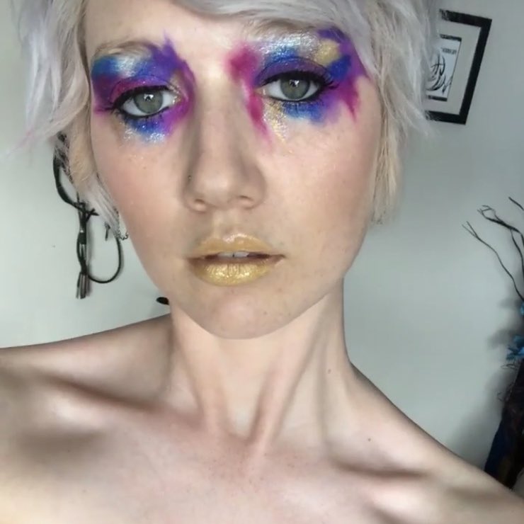 BTS Today’s magic 🎨💫 <a href="/blackfroguk/">Blackfrog Studios</a> #MakeupByLorna #Oxfordshire #Thame #MakeupArtist 🎨💫