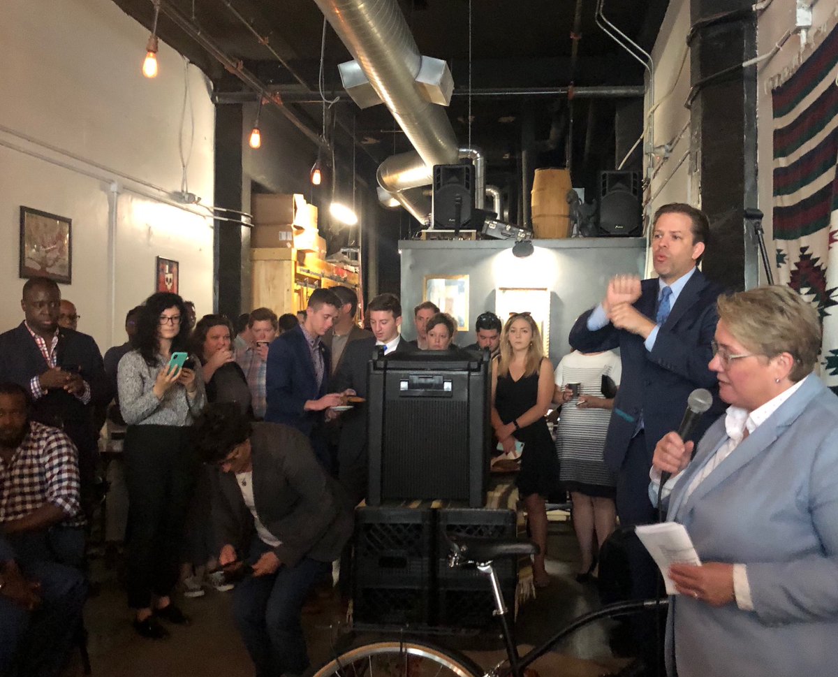 HRC’s JoDee Winterhoff at DNC community breakfast event.