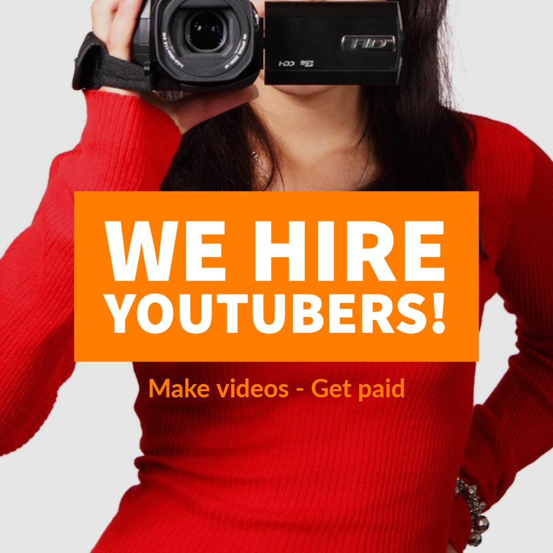 tunepocket's tweet image. We hire YouTubers! Looking for a creative #youtuber to produce a couple of videos for our #youtube channel. Send us a link to your channel for consideration #freelance #videography #job #hiring