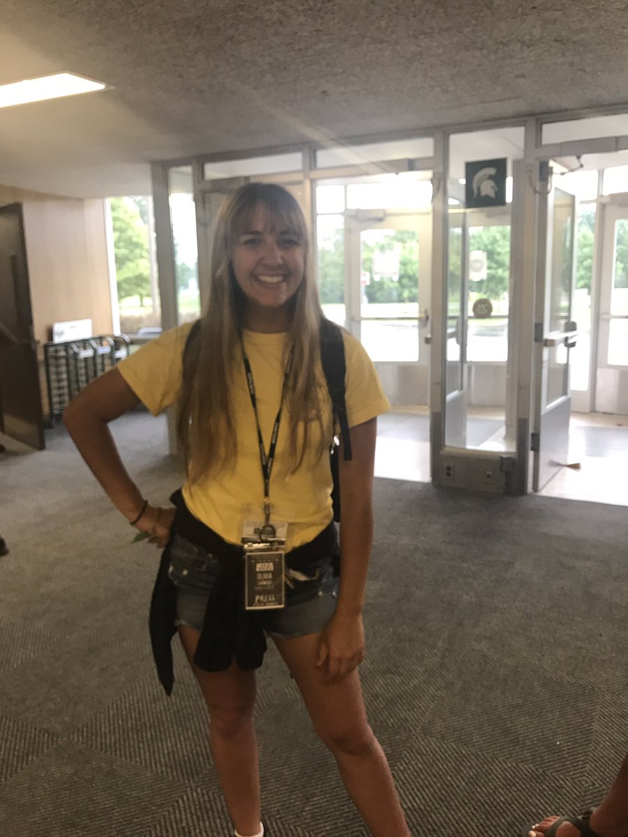 “I was down up close taking pictures and it was cool to be right there next to him and seeing his story and how impactful it was.” #MIPA2019