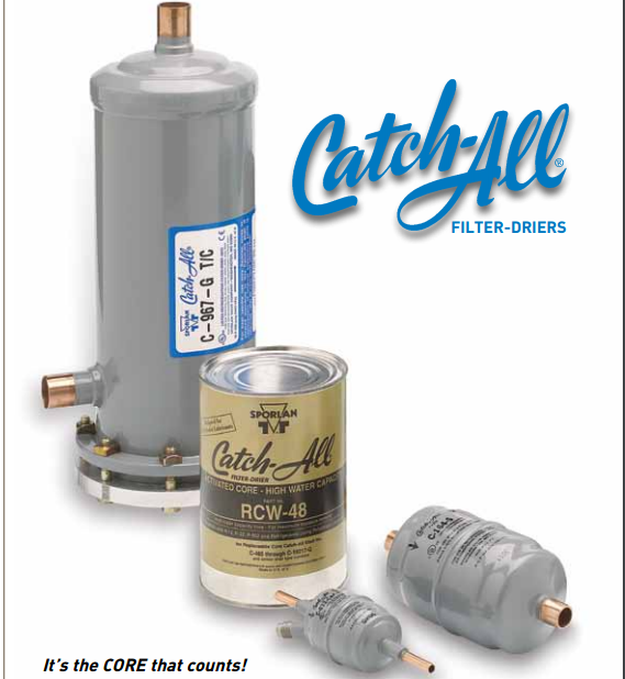 Sporlan's tweet photo. There are legends and Catch-All is one. Created in 1946 providing the first contaminant control system. #Itsthecorethatcounts #Sporlan85 #Sporlanlegends https://t.co/zMGfbWTzkO