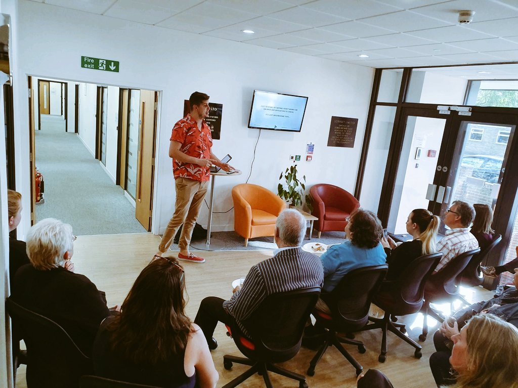 Tonight @karlJKOnline delivered a talk on how you can use <a href="/canva/">Canva</a> in your business at the amazing <a href="/KentSpace/">Kent Space</a>