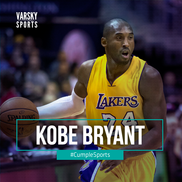 Talento, carisma, hambre de gloria. Cinco anillos. #CumpleSports uno de los más grandes de la historia de la NBA: Kobe Bryant