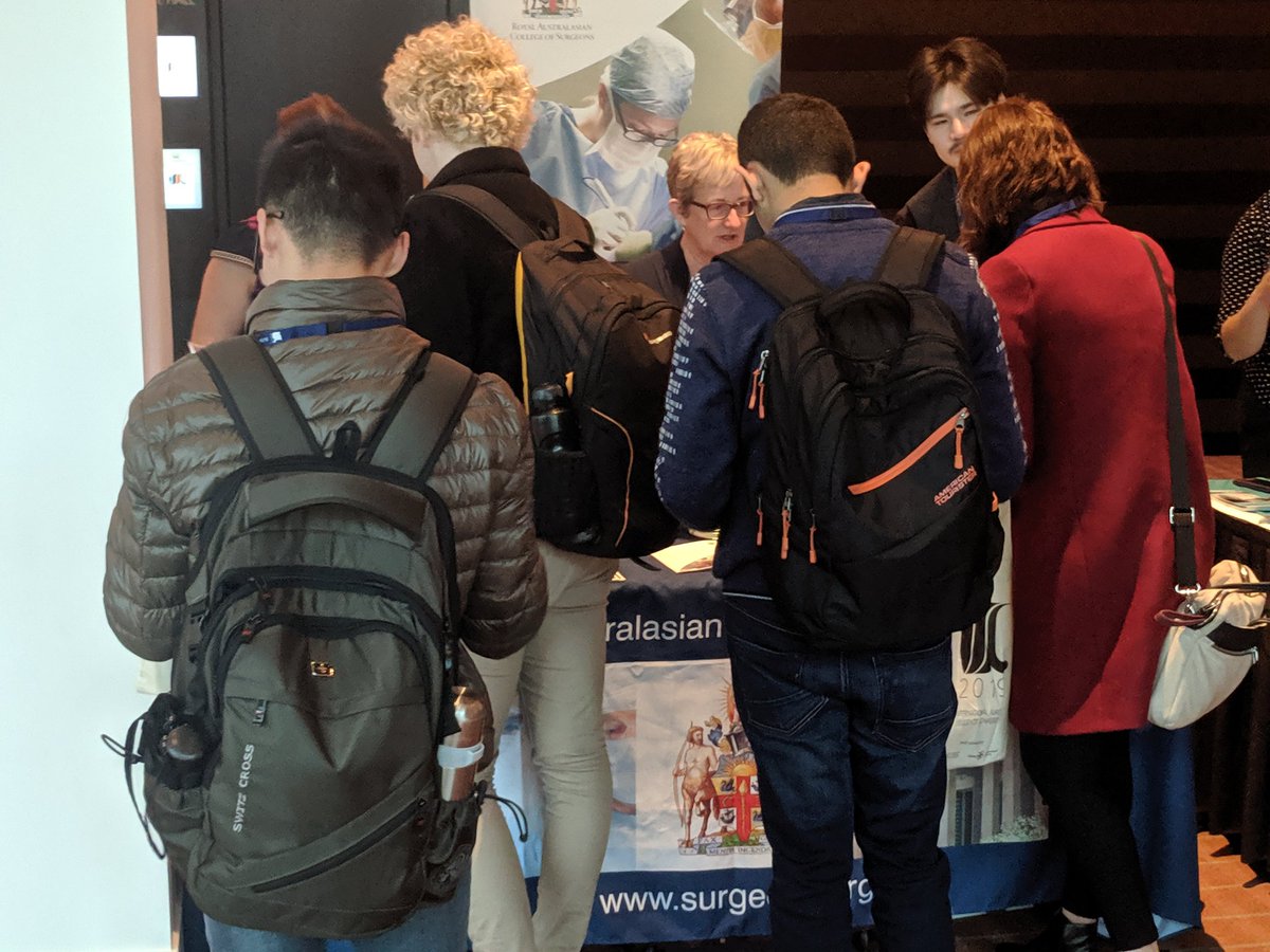 _Billtweets's tweet photo. Lots of interest at the @RACSurgeons stand at the #issc2019 
Come by and say hello to our friendly team https://t.co/XodZ94d0YJ