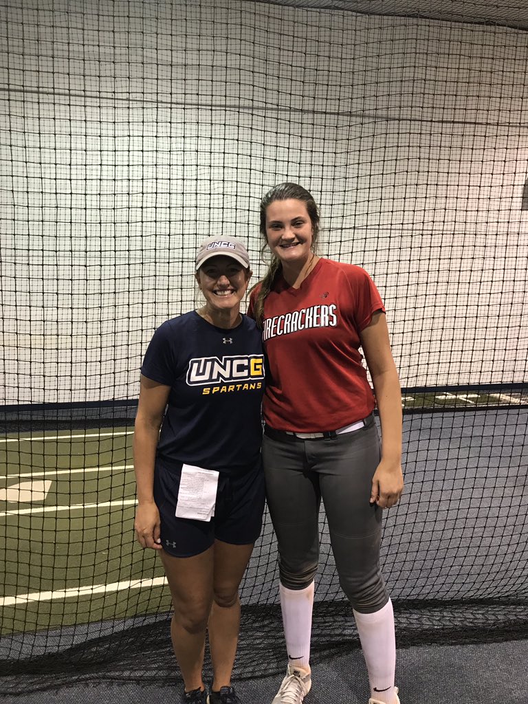 C2022Johnson's tweet photo. Thank you @UNCGSoftball for another amazing camp! Always love learning new things and having fun while doing it!! @coachbreneman @WellsBethaney22 @trayk02 https://t.co/0Grbv5QCAI