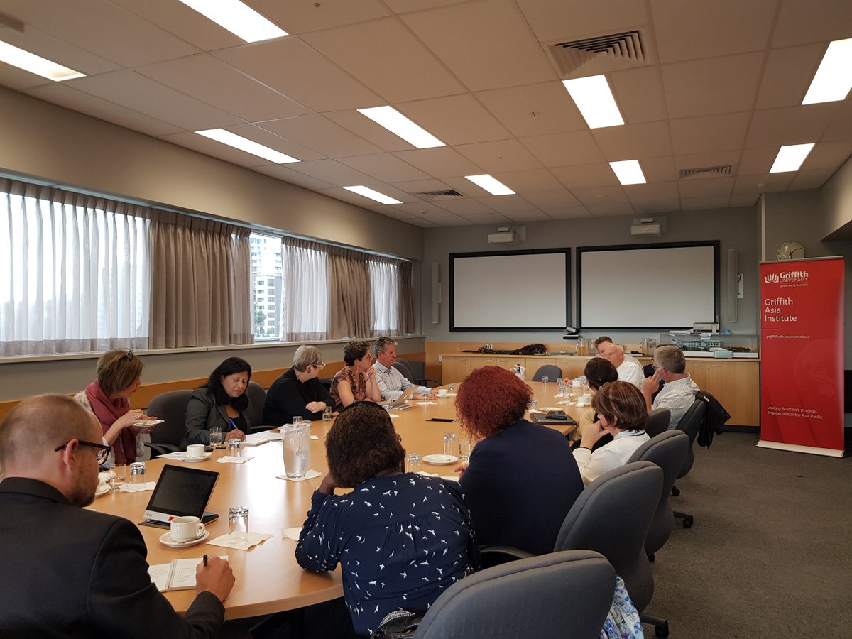 GAIGriffith's tweet photo. This week @GAIGriffith @DFATQLD were proud to host a joint Roundtable discussion on issues and developments in the #Pacific - alongside several senior professional staff from the #USHouse of Representatives Committee of Foreign Affairs. @HouseForeign @caitebyrne #Pacificrelations https://t.co/X9CBHBLTU3