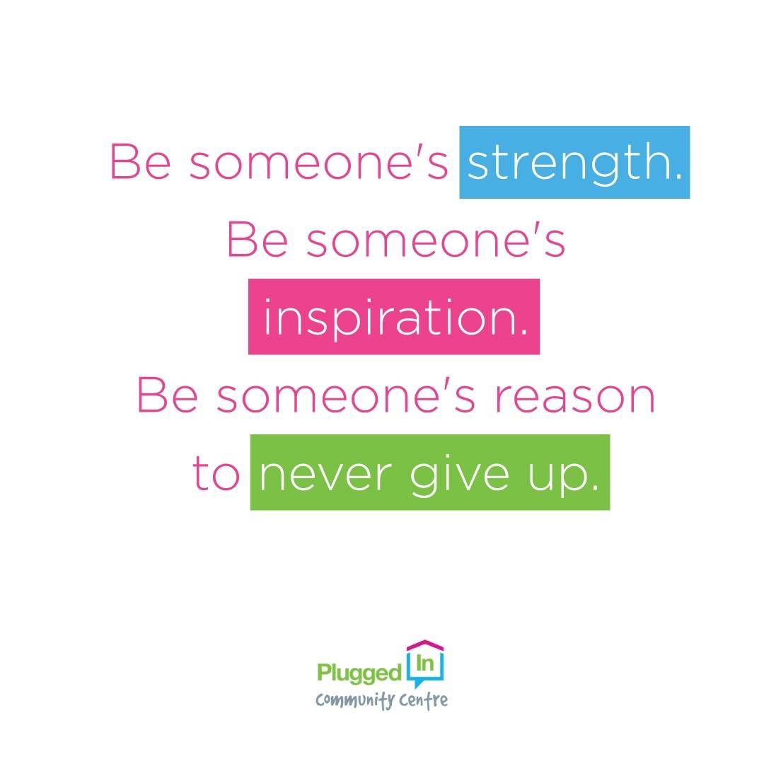 PluggedInCC's tweet image. Words to live by.

#PluggedIn #Strength #Inspiration