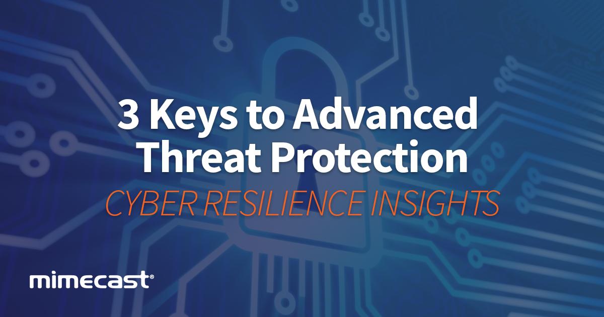 Mimecast's tweet photo. Constant Advanced Threat Protection research and vigilance is needed to stay on top of the latest #cyberthreats and tech advancements.  https://t.co/Y8hhlD6hrZ https://t.co/1Cral8IDnw