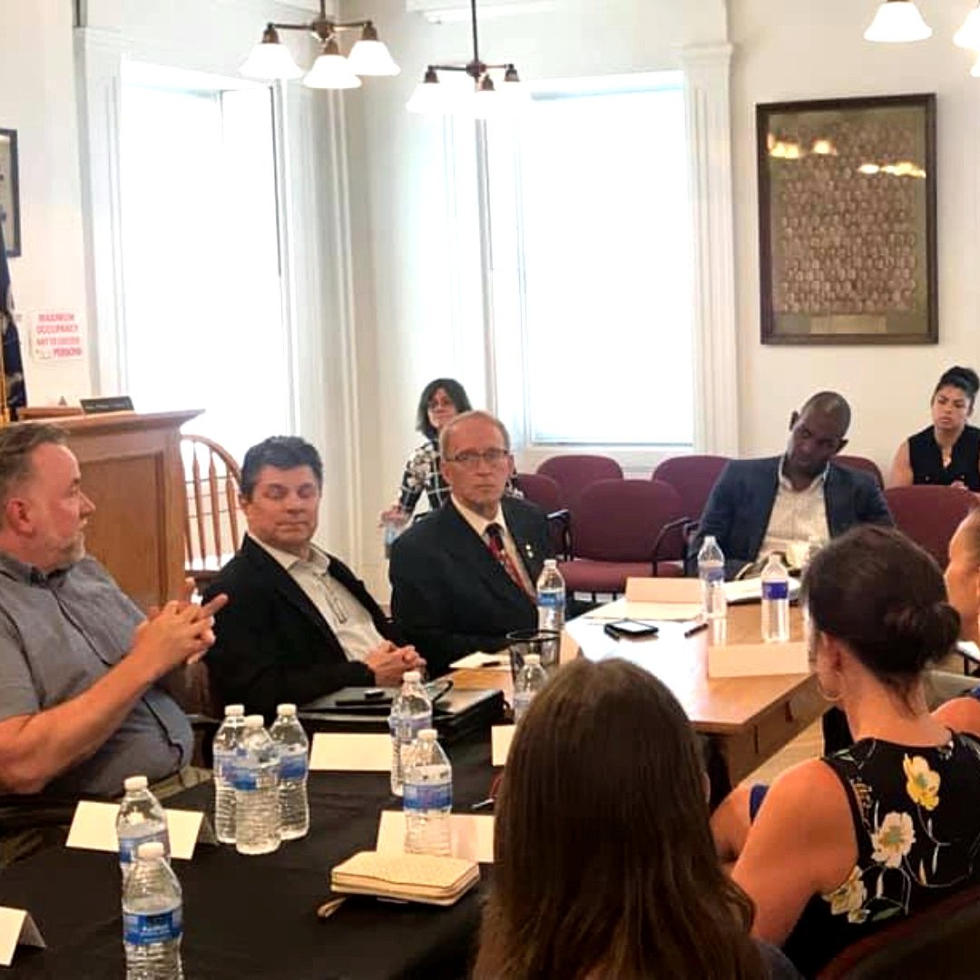 NYSCAA's tweet photo. Community Action Agency (CAA) Executive Directors from Fulmont, Schoharie, Otsego and Ulster County CAAs and #NYSCAA met with Congressman @repdelgado yesterday to discuss the services provided by the CAAs and the impacts CAAs make in their communities #becommunityaction #advocacy https://t.co/gq3uqPDG9Z
