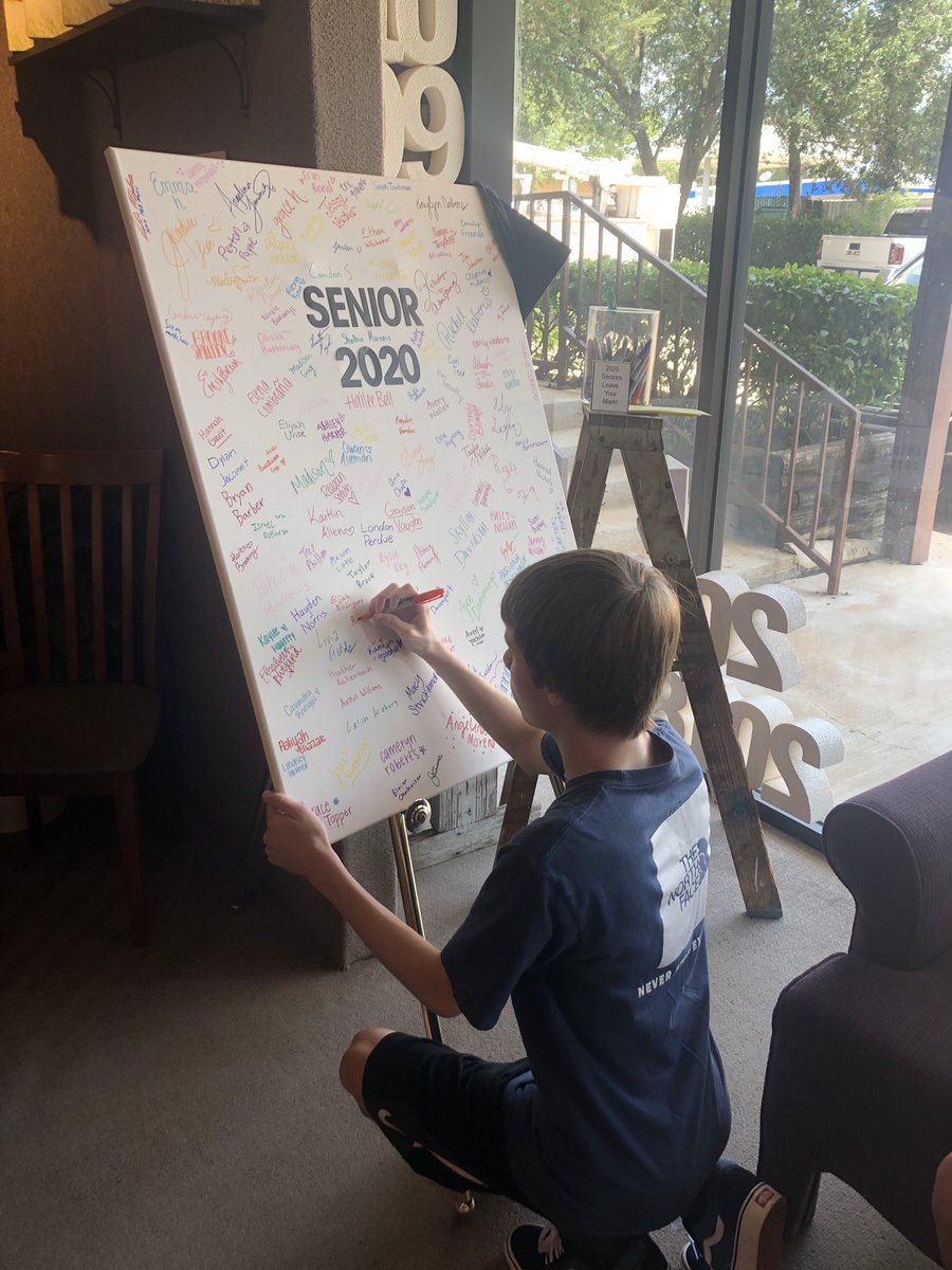 This Senior 2020 stuff is getting real! 😳 Very proud of this guy!