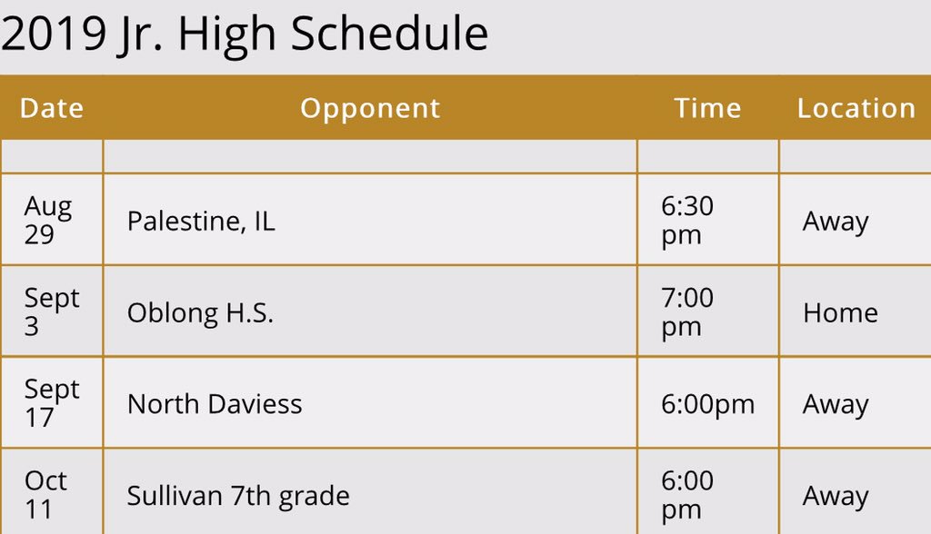 dbulldognation's tweet photo. Jr High football schedule: https://t.co/kJjf6kjNpj