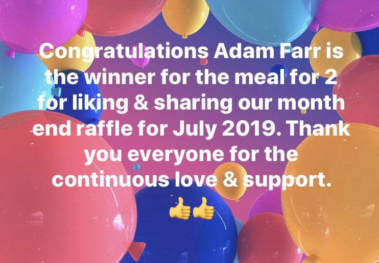 SpiceLibrary's tweet image. July 2019 month end raffle winner