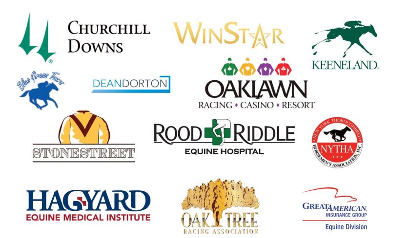 Grayson_JC's tweet photo. Thanks to our corp partners. @WinStarFarm @ChurchillDowns @keeneland @bluegrasstours  @DeanDorton @OaklawnRacing @StonestreetFarm @roodandriddle @NewYorkTHA @Hagyard @OakTreeRaces @GAIGroup. Join today https://t.co/jxzSzG9XMS https://t.co/Z6z42pAUQM