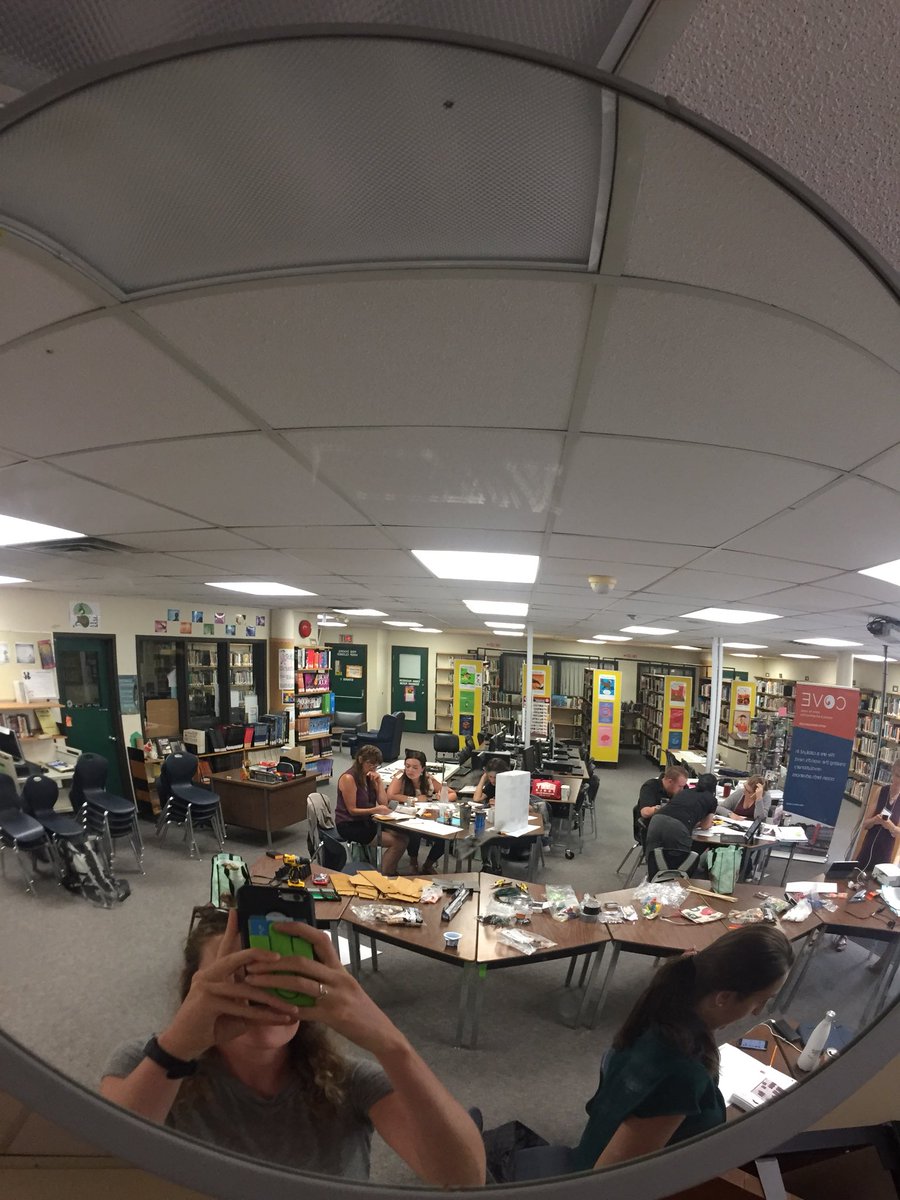 ms__keller's tweet photo. Let the Rube Goldberg games begin! #takingmaking #morethanships @COVE_Ocean @crichtos @OceanWise @ita_youth https://t.co/OpOzHyvxEb