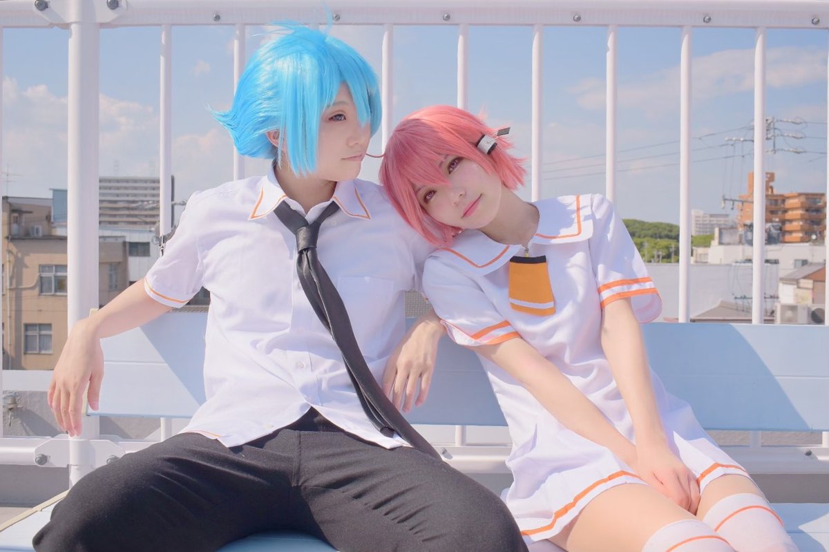 夜空ノツキ 銀魂は永久に不 です 神様家族 コスプレ 佐間太郎とテンコ 佐間太郎 Kskskokona 0313 テンコ Photo りちゃん Oshiriho 0724神様家族併せ