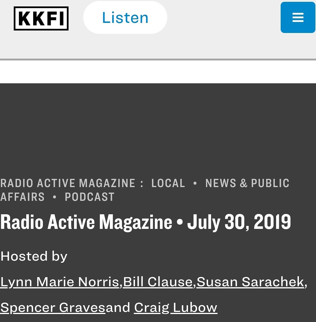 PeaceWorksKC's tweet image. Check out the 7/30 @kkfi901fm  Radio Active show about about our upcoming events, featuring board members Mary Hladky &amp;amp; Jim Hannah &amp;amp; equity consultant, Diane Burkholder. #unplazaartfair applications deadline is Aug. 15.

tinyurl.com/unplazakkfi