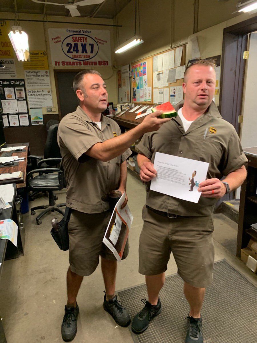 Dunkirk center was hydrating on watermelon