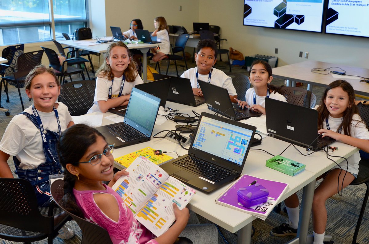 NOVASySTEMic's tweet photo. Big thanks to @verizonmedia for hosting our STEM camps last week in Dulles - helping students "hustle with heart, be the change, and make a difference." @NOVAcommcollege #WeDoSTEM #FutureSTEMworkforce https://t.co/5Cc2RJit0C