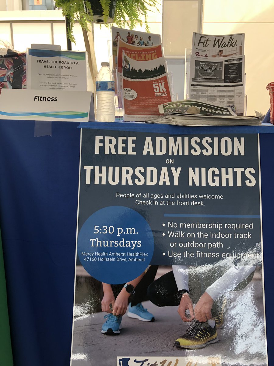 We are at the Family Fitness Fair at <a href="/mercy_health/">Mercy Health</a> - Lorain Main Campus from 5pm-7pm. Stop and visit for a chance to WIN a 30-Day membership! #FamilyFitness #MercyHealth