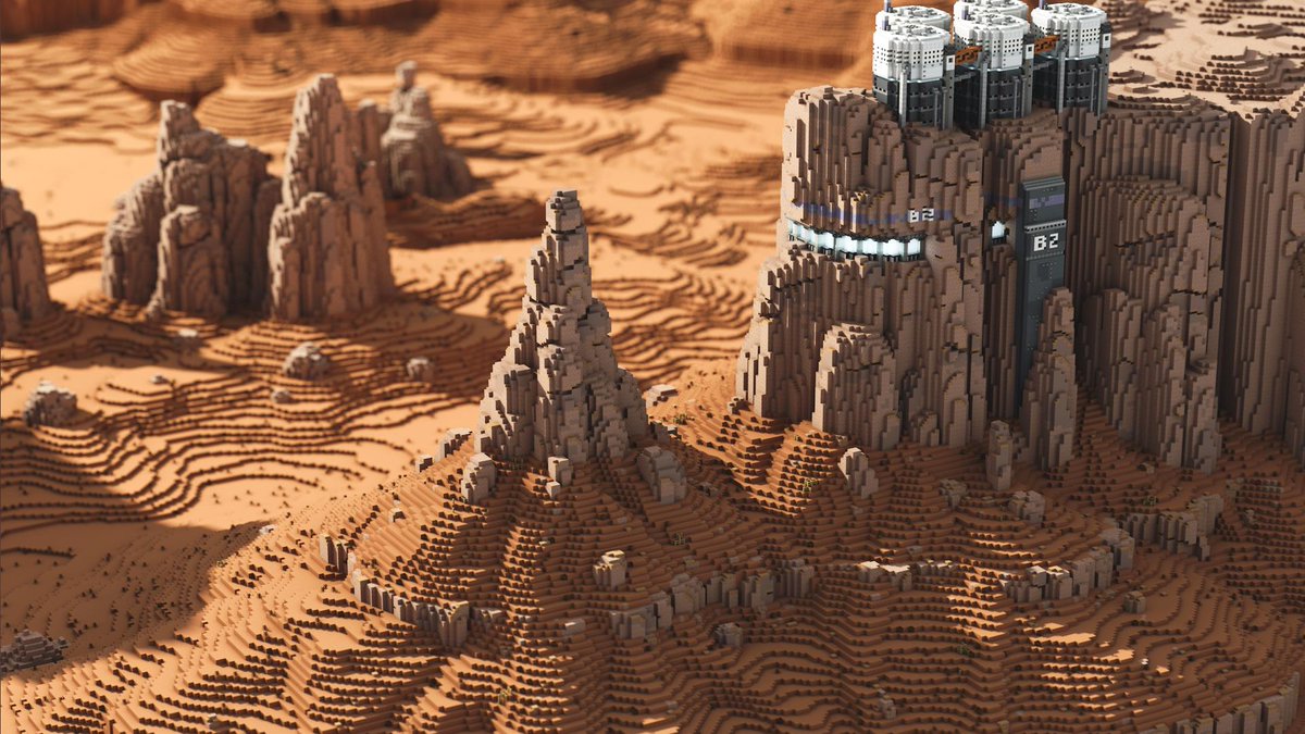 Huntykk's tweet image. I recently made this sci-fi build on @BuildersRefuge that I want to share with you.