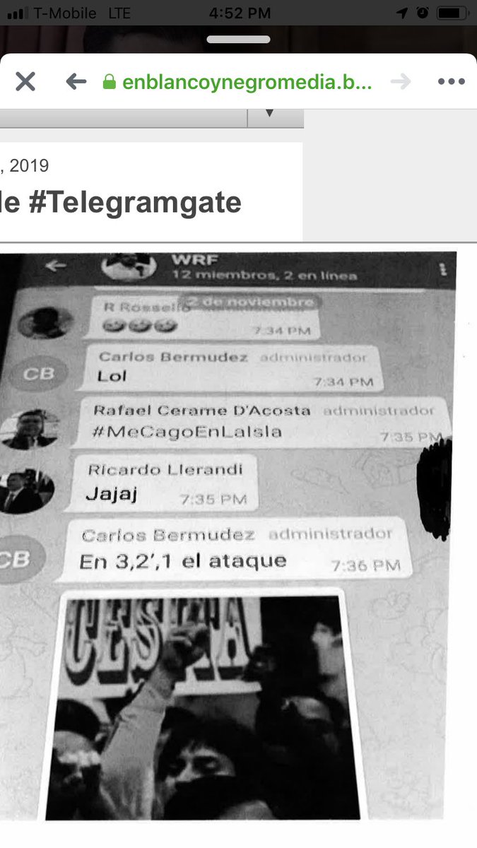 Nebyros's tweet photo. @ricardorossello #MeCagoenLaIsla att Rosello y sus allegados en su chat privado.. https://t.co/sMgvMDqUFR