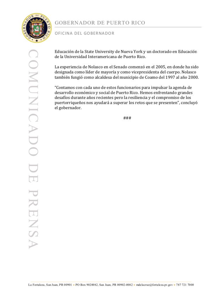 Ricardo Rosselló tweet media