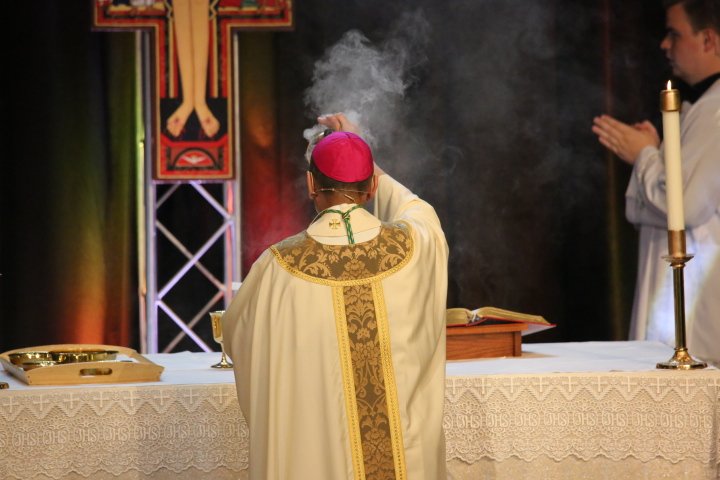 NationalDialogu's tweet image. The Voice + Vision Conference begins with Mass celebrated by Bishop Frank Caggiano, Diocese of Bridgeport and Episcopal Committee Liason of the National Dialogue. @BishopCaggiano 
@Diobpt  #VoiceandVision #nationaldialogue