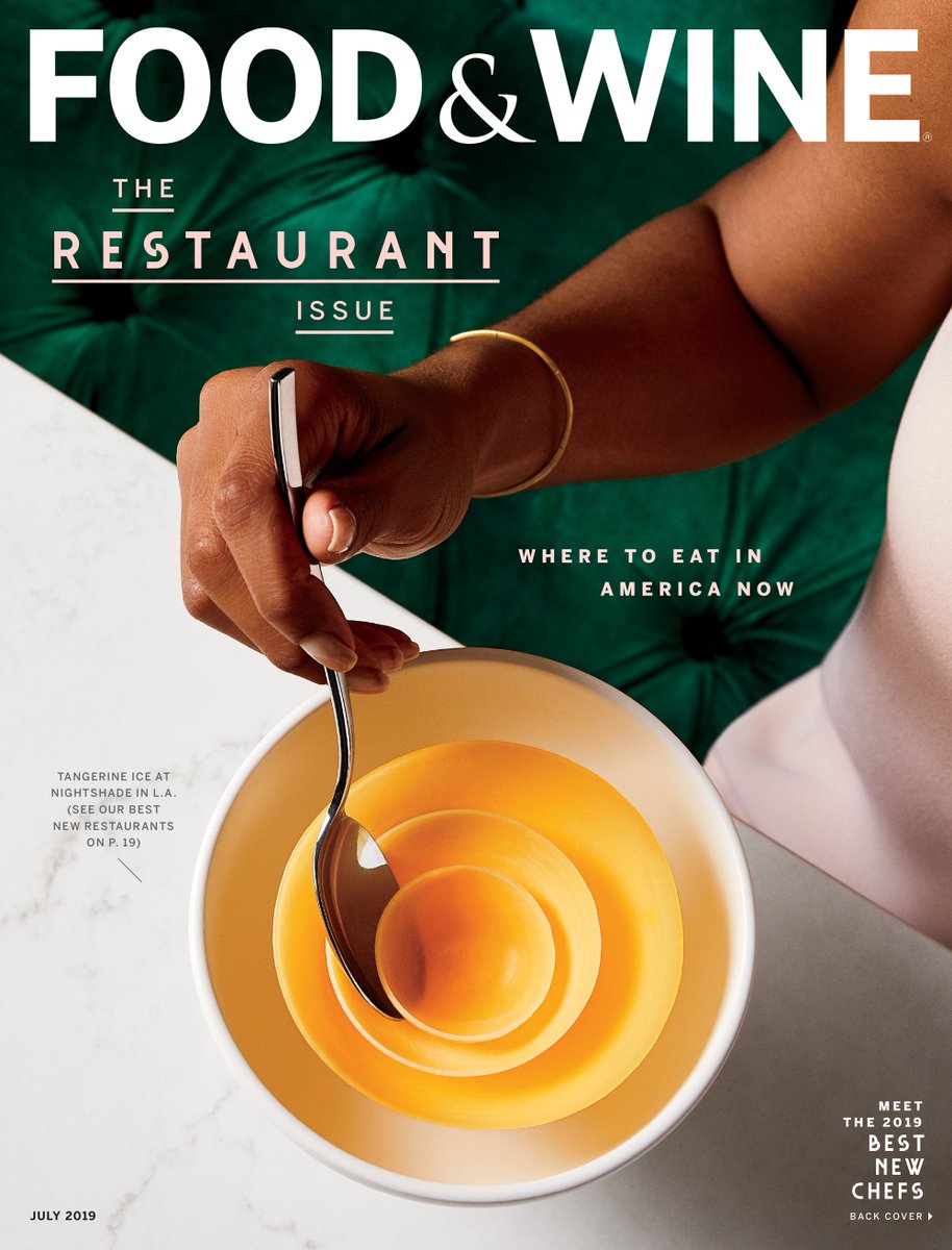 SPDtweets's tweet image. #SPDCoverOfTheDay: @foodandwine, July 2019 / Creative Director: Winslow Taft; Photo Director: Tori Katherman; Photographer: Aubrie Pick; Editor-In-Chief: @notesfromacook