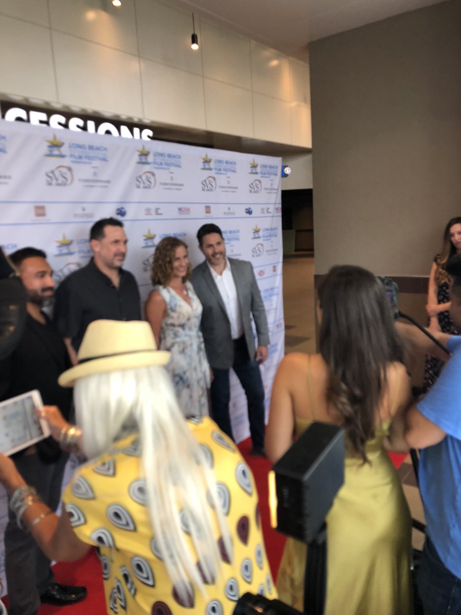 SkyeStats's tweet photo. Red carpet Opening Night with Long Island-based filmmakers at @LBIFFNY with @ABC7NY #LBIFF https://t.co/p7rslxZ6d0