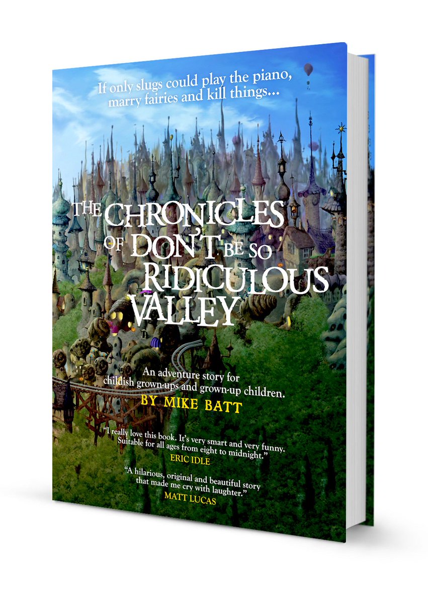 The press release is going out tomorrow so one last peep for my thirteen thousand closest friends, before the rest of the world gets to know. londonstreetbooks.com "THE CHRONICLES OF DON'T BE SO RIDICULOUS VALLEY. Order your signed limited 1st edition! <a href="/ericidle/">Eric Idle</a> <a href="/RealMattLucas/">Matt Lucas HQ</a>