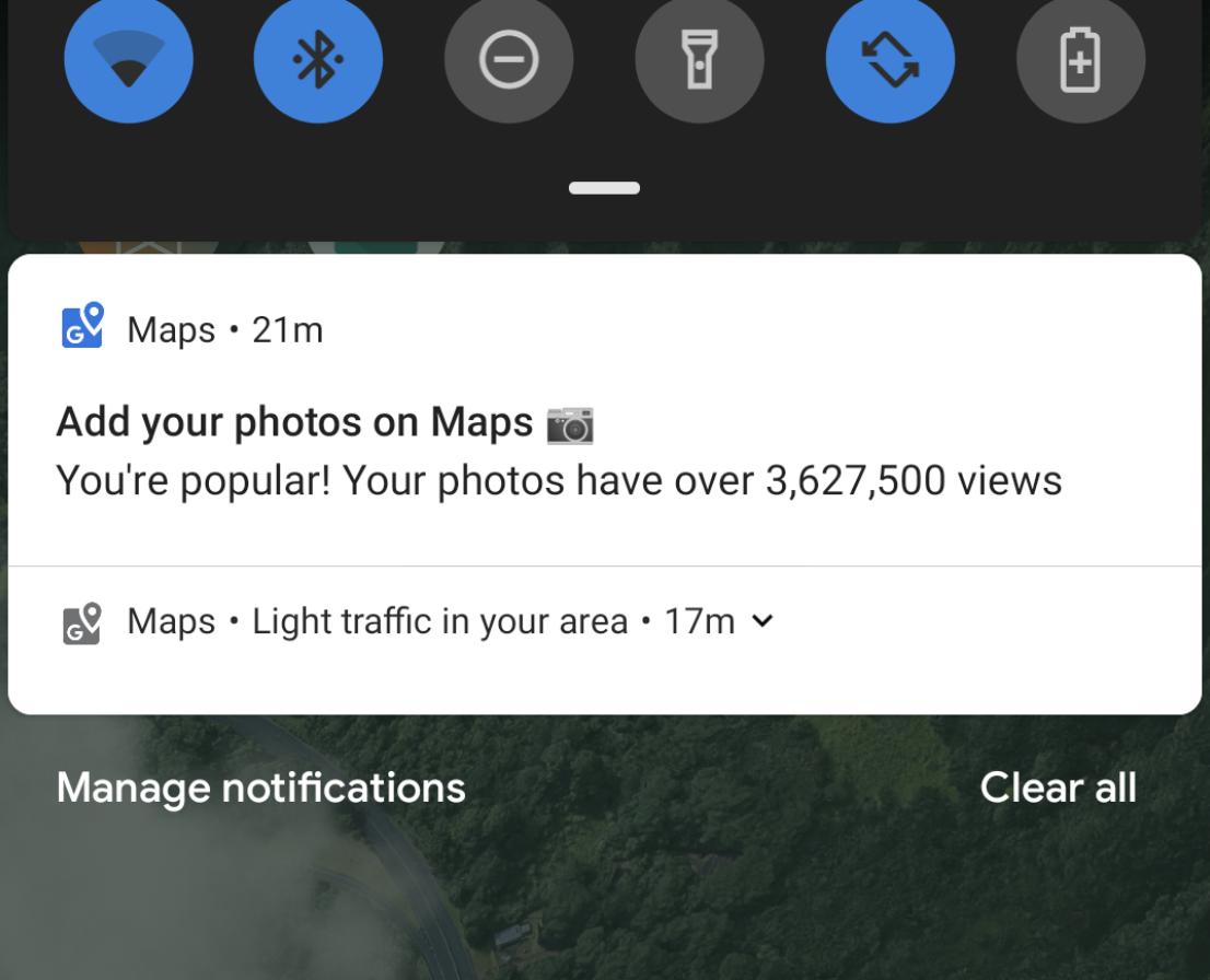  #delightful_design_details 21 @googlemaps encourages you to add more photos by customizing the message with your exact photo view count. Subtle but still delightful because it feels thoughtful and only for you.