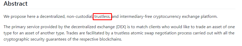 fomo_expert's tweet photo. @decredproject Trustless exchange? So I can't trust your exchange?
Maybe you guys made a mistake and actually meant "trustfull"? https://t.co/UhZ2jbtxLY
