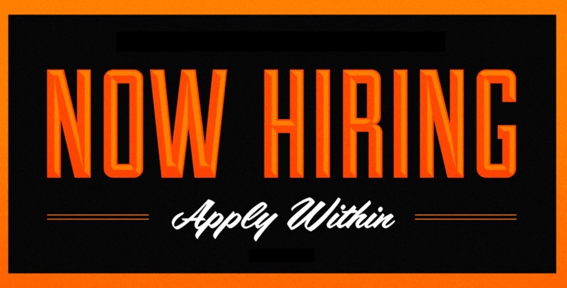 Are you or is anyone you know looking for a fun and exciting new job!? Beerburger is now hiring for servers, hosts, and kitchen staff. Stop in today and talk to us about becoming the next member of our awesome team!