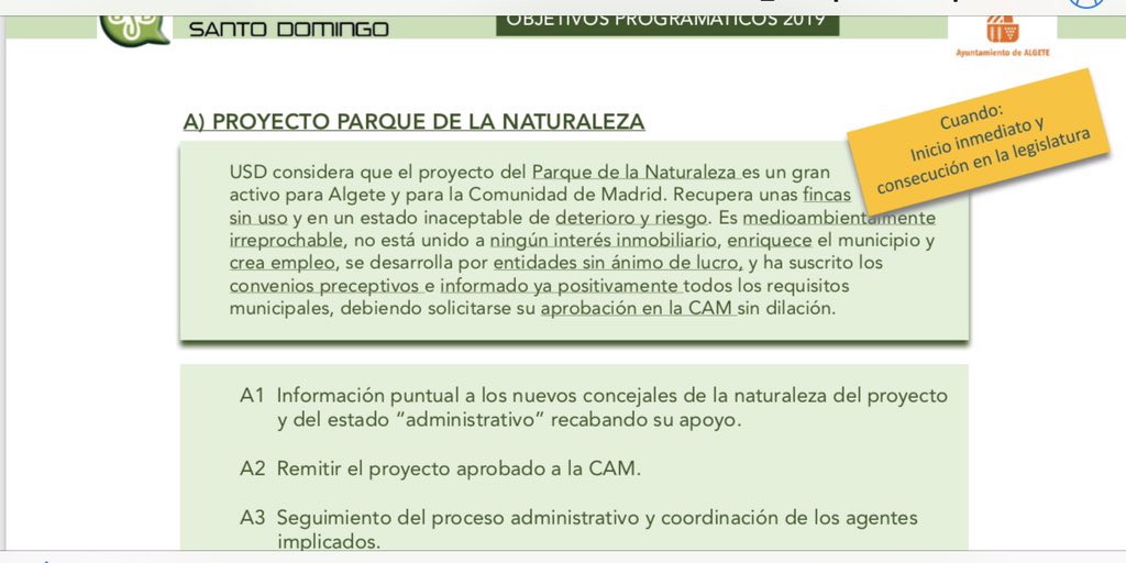 ¡Qué crack los de <a href="/USantoDomingo/">Unión Santo Domingo</a>! votando en contra de segurir adelante con el Parque de la Naturaleza, pieza fundamental de su posición.
Solamente han sacado dos liberaciones para sus concejales.
Estos son mis principios si no te gustan tengo otros. 
🤣