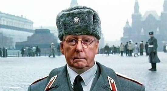 ABlackPolitical's tweet image. A Russian corporation (Rusal) just invested $200 million in Kentucky after #MoscowMitch lifted sanctions on its CEO, a Putin friend. Meanwhile, #MoscowMitchTraitor still won't allow a bipartisan bill on the Senate floor that would protect our elections from foreign interference.