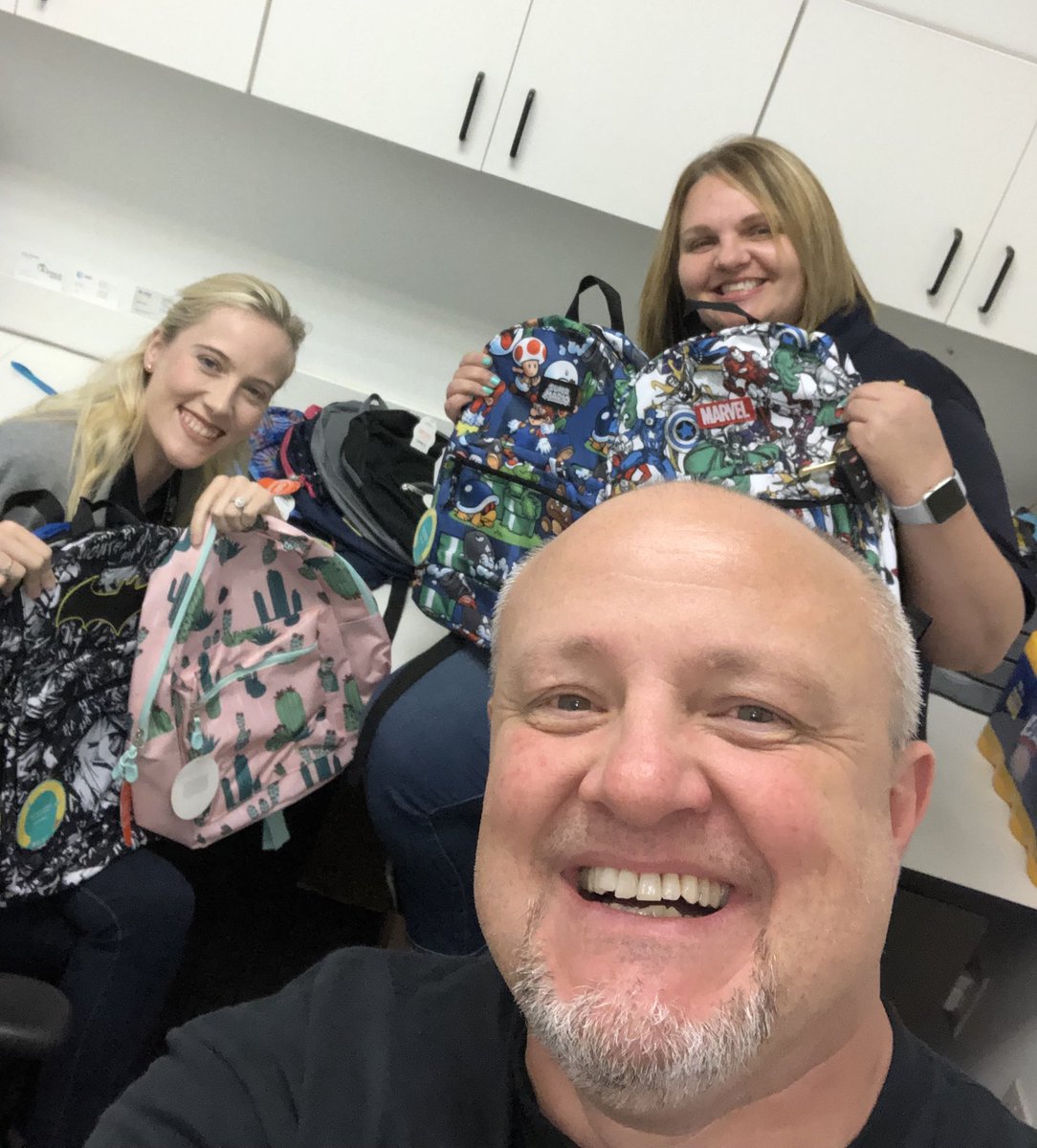 Darrell from <a href="/CenturyLink/">CenturyLink</a> came through with backpack donations for our back to school bash event! YAY <a href="/AberdeenSquad/">Aberdeen AllStars</a> <a href="/GKeiling/">Greg Keiling</a> <a href="/5Stars_DD/">Cassandra Wall</a> <a href="/404girl/">Betsy Francis</a> <a href="/AdamMRagab/">Adam M. Ragab</a>