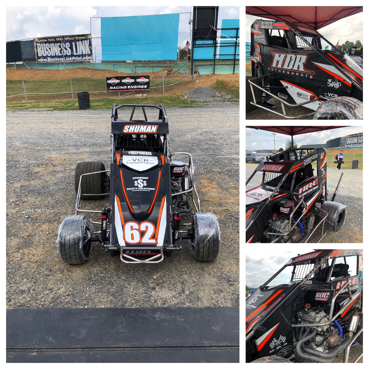 ShenaShuman99's tweet photo. Made it to our first race of the week! #mdrmotorsports #HRE #hrepowered https://t.co/hzkIKLEeVI