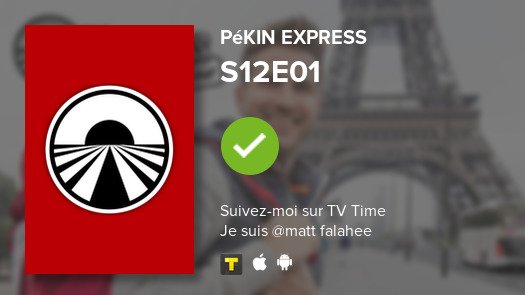 htgaw_top's tweet photo. cc les boT jviens de rgd S12E01 of Pékin Express! #pekinexpress  #tvtime https://t.co/wd0WMoFxNk https://t.co/CxE3MpaogC