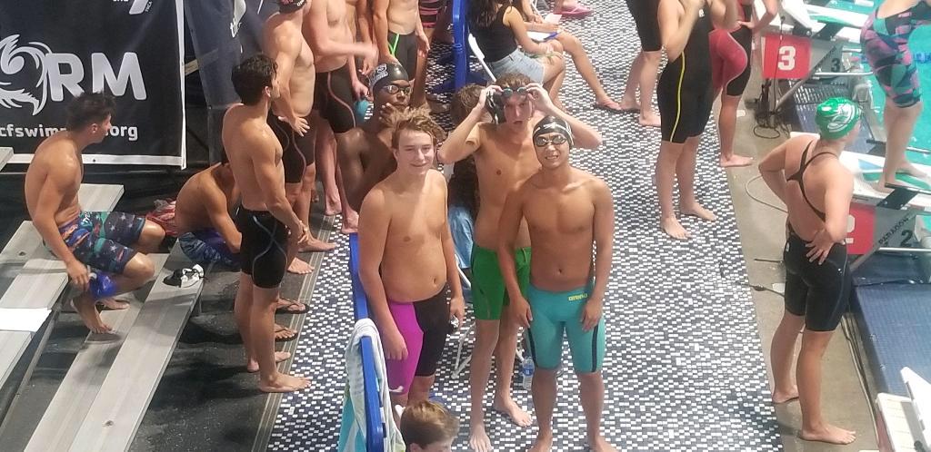 N_FL_Swimming's tweet photo. Busy summer Champs season: Day 2 finals of Summer Splash Meet and Futures warmup! Go NFS! @usaswimming @flswimlsc #funnestsport https://t.co/ZLGbDuk27F
