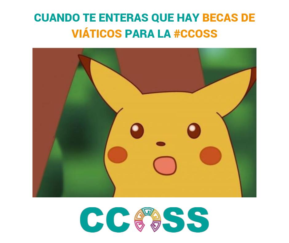 RevistaSG's tweet image. ¿Buscas apoyo para asistir a la #CCOSS? Tenemos algunas becas de viáticos ✈️🚌🏨.
Solicita la tuya aquí: sg1.run/ccossbecas