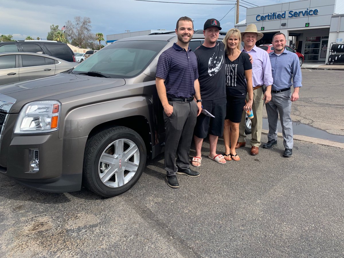 GarrettMotorsAZ's tweet photo. Surprise, surprise!! Today Gregory was surprised by his Aunt Marla with a new vehicle! What a nice aunt, congratulations Gregory!! https://t.co/ojzja7oEor