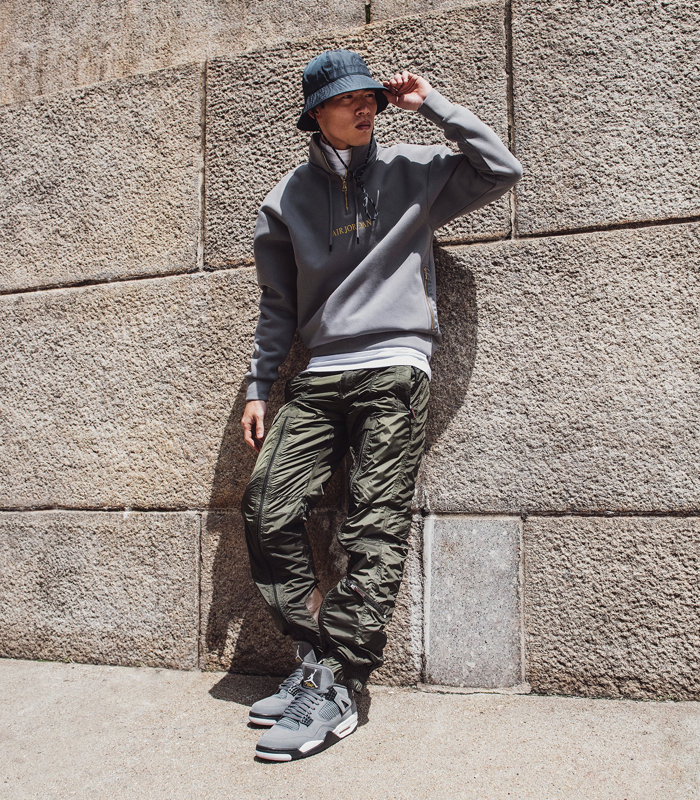 Jordan 4 cool grey outfit sales