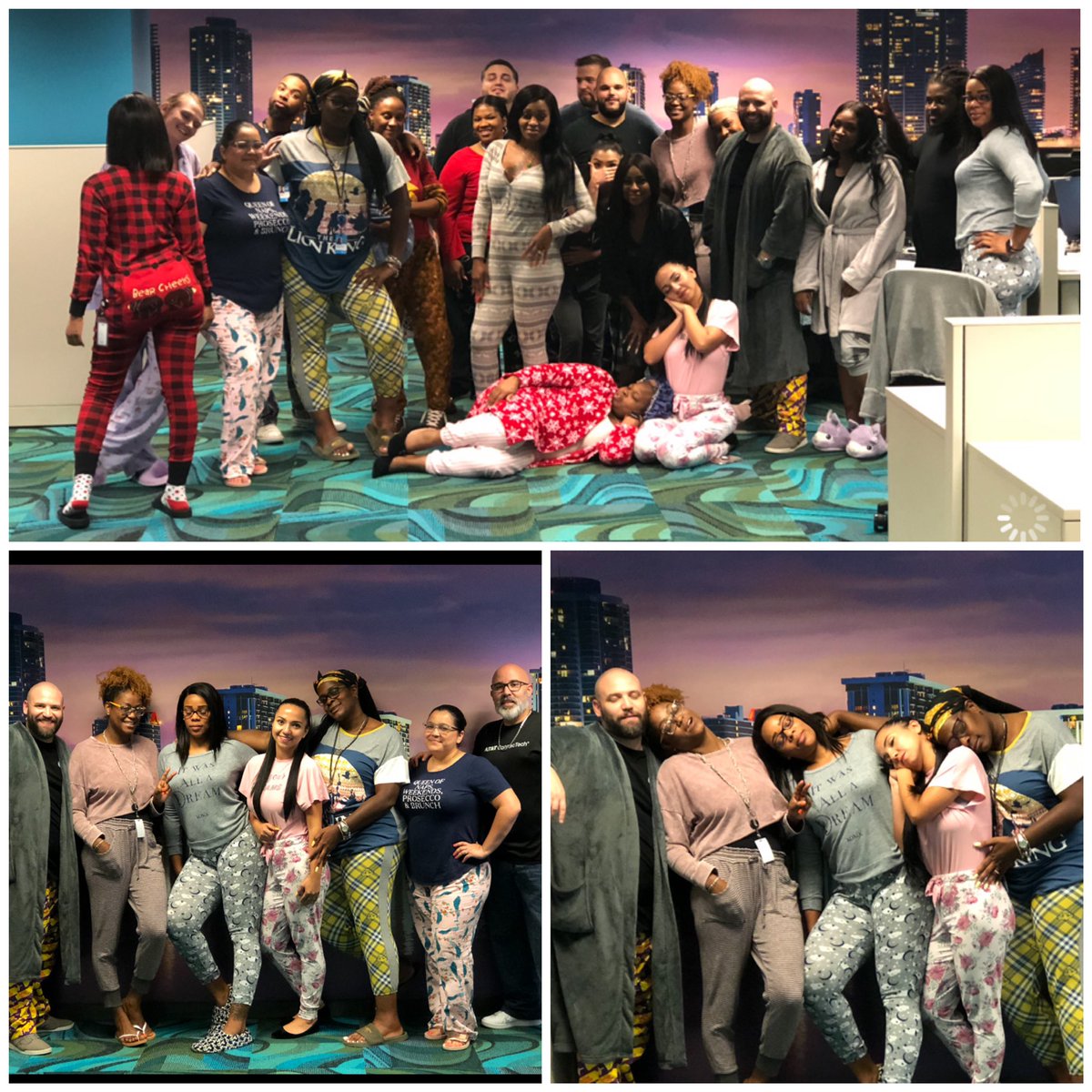 Latoya Nealy (@toyanealy) on Twitter photo #PajamaDay #FunDay #Miami7life #TeamTed #Tugglenation @RickyPaulaATT <a href="/Shaqtasticmom/">Shaquana Guillot @Shaqguillot TheNewMia7ATT</a> @KJulesATT @ElayneMiamiATT <a href="/JavierMIA7ATT/">Javier Ayala</a> <a href="/sd8837/">Shelita Knighton</a> #PajamaDay #FunDay #Miami7life #TeamTed #Tugglenation @RickyPaulaATT <a href="/Shaqtasticmom/">Shaquana Guillot @Shaqguillot TheNewMia7ATT</a> @KJulesATT @ElayneMiamiATT <a href="/JavierMIA7ATT/">Javier Ayala</a> <a href="/sd8837/">Shelita Knighton</a>