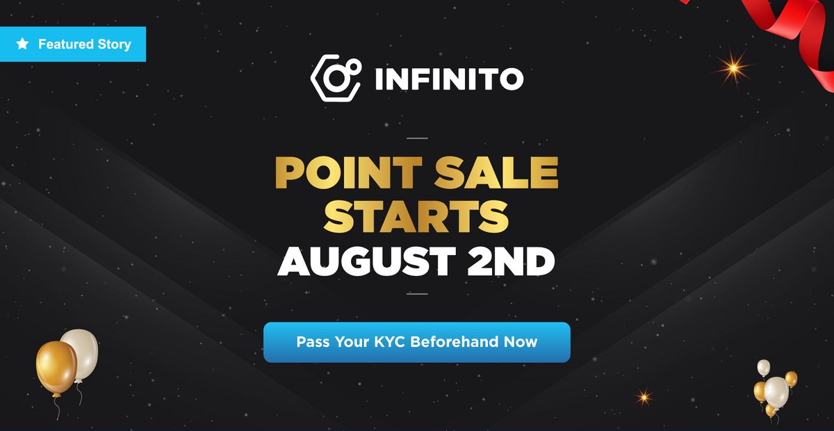 DirkJanXumm's tweet photo. 🏁 Point Sale Starts TOMORROW - #KYC Registration is officially open right now! https://t.co/Slp3Io2eGA
 
All buyers need to pass #KYC before purchasing Points. That is why you can do beforehand and instantly join the sale!

Details: https://t.co/oS7D7Exm8t https://t.co/Y6LNvcikgH